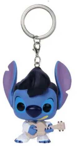 Disney Stitch Scrump Angel Vinyl Keychain Action Figures Collection Model Toys H251127