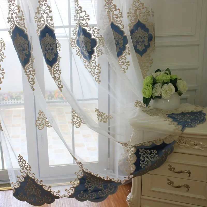 Curtain Christmas 1pc Boho Embroidered Gauze Curtain - Sun Protection and Breathable Living Room and Bedroom Decor Y251126