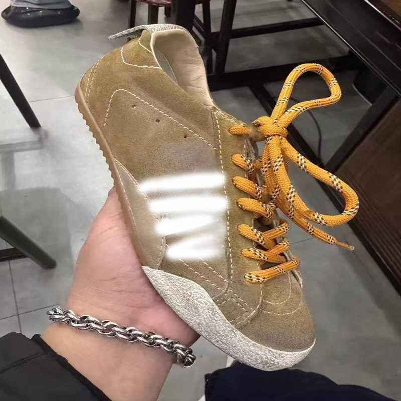 New hot selling trend leather retro women s shoes with increased height multifunctional color matching retro designer shoes trendy casual sports shoes