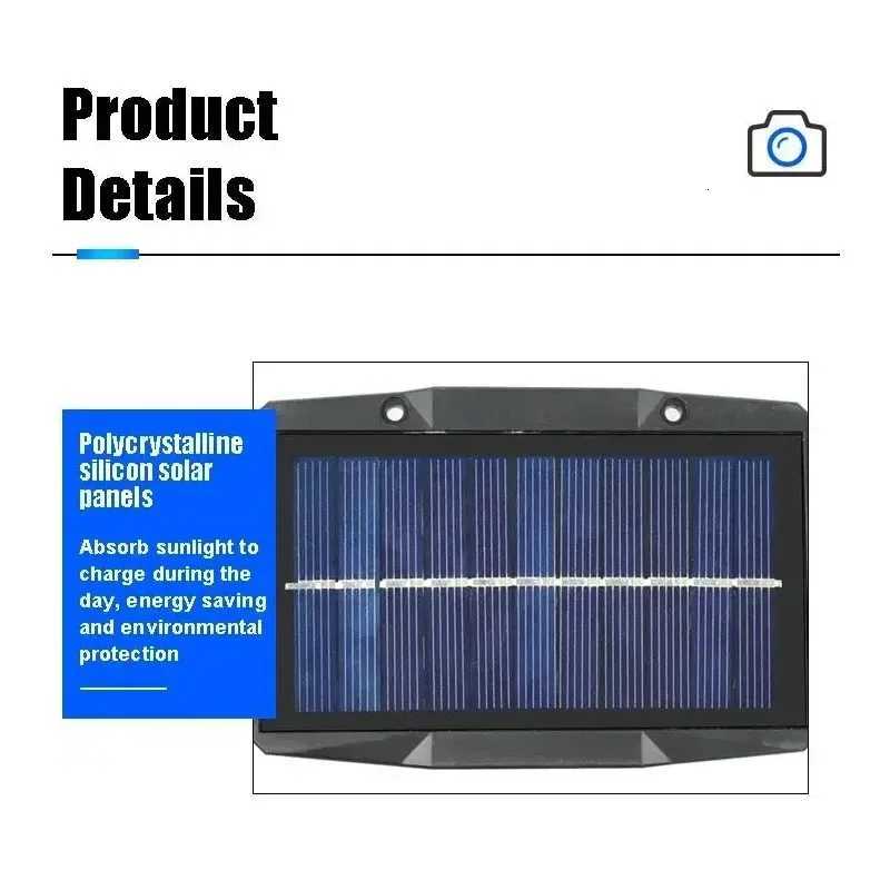 LED Solar Light Outdoor Garden Square Wall Lamp Outdoor Waterproof for Courtyard Garden Fence Lighting Wall Decoration LightingM251127