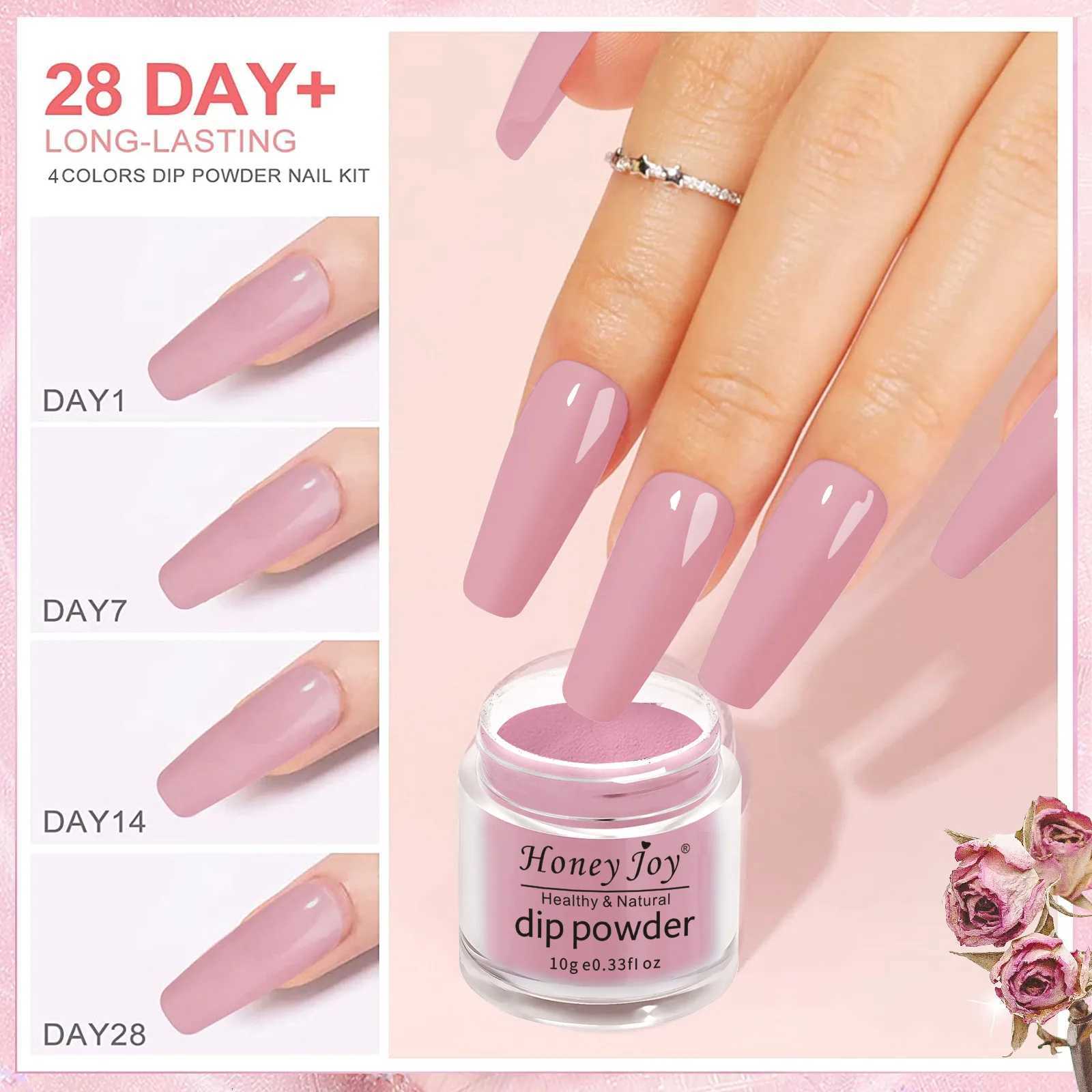 Dip Nails Powder Kit Acrylic Dipping Powder Set with Base Top Coat Activator for French Nail Art Manicure Salon DIY Gift No UVT251127