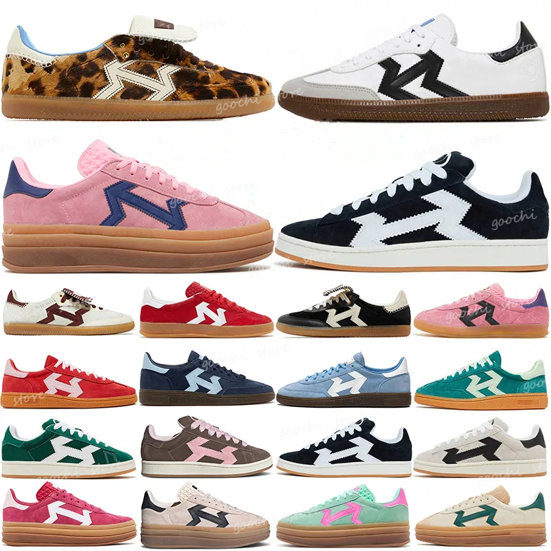 Designer Running Shoes Men Women vegan OG Leopard denim 00s Pink Dark Green Black white Trainers Outdoor Sports Sneakers Jogging Walking Casual Shoe