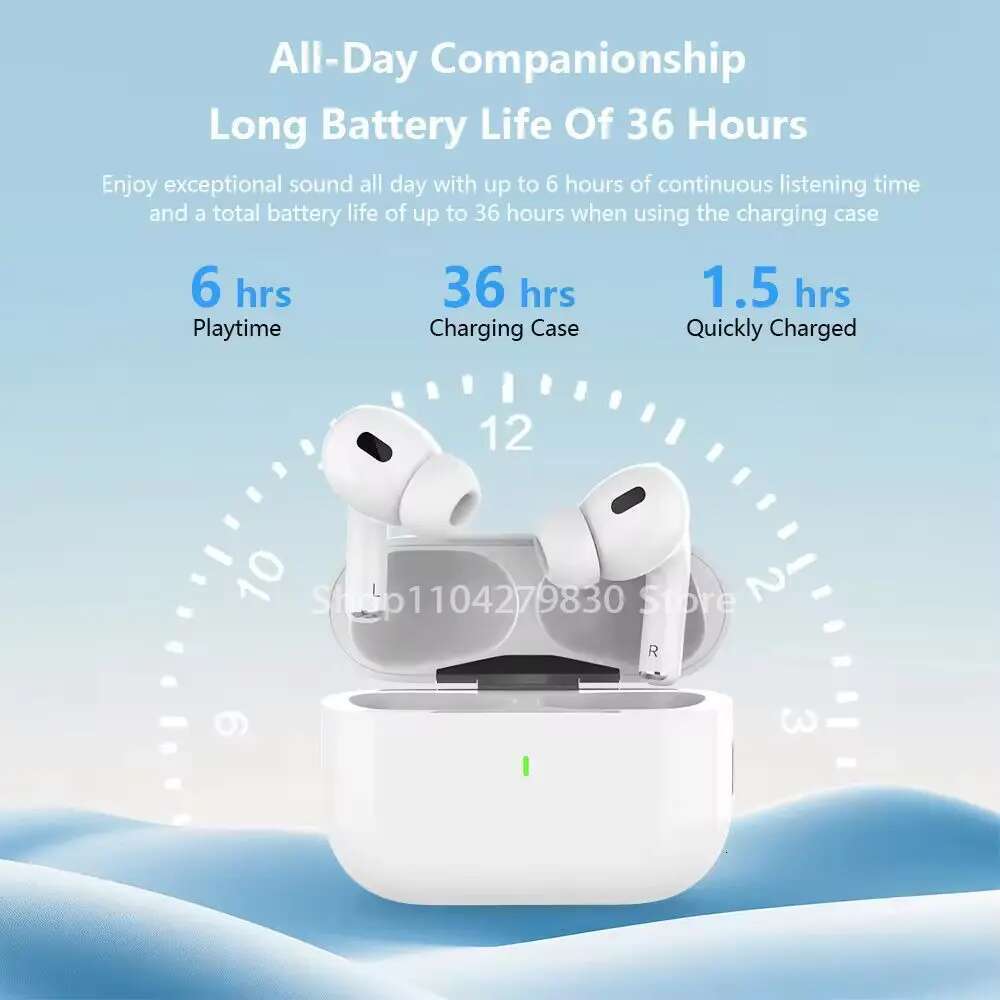 New 2025 Air Pro TWS Charging Wireless Headphones Noise Reduction In Ear Immersive HIFI Sound Headsets for Android ios