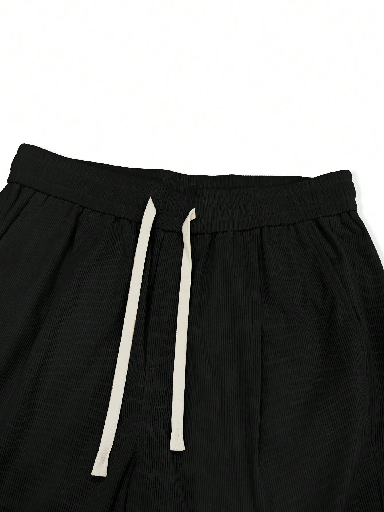 Mens diagonal pocket Corduroy wide leg autumn pants 250427