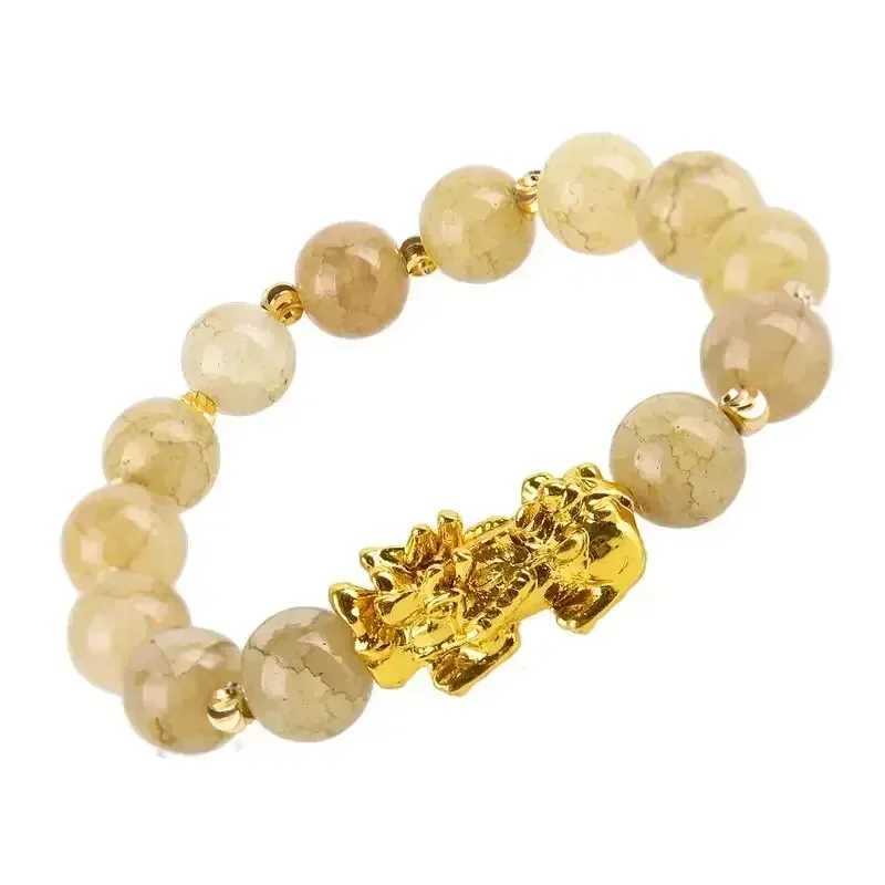 1pc Charm 10mm Natural Beads Single Attract Wealth And Good Luck Wrist Chain C251105