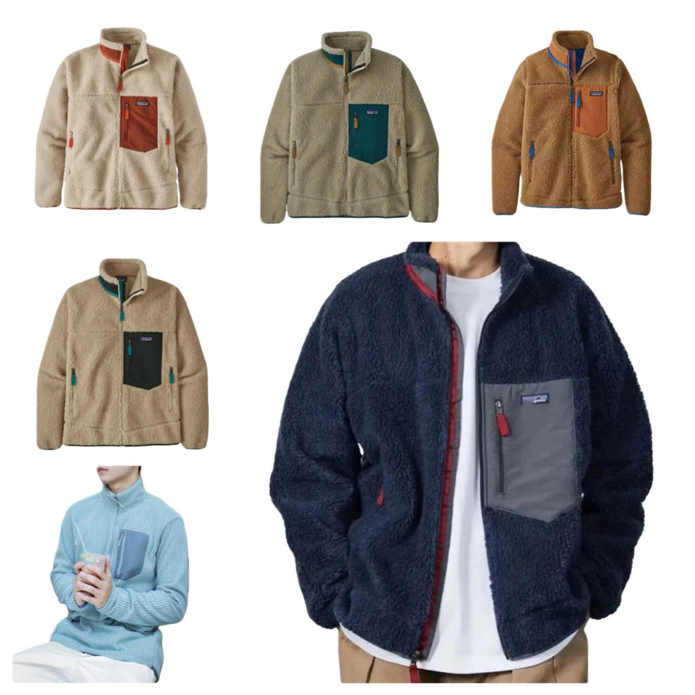 mens Jackets Winter Fleece Puffer Jacket Coat Designr mens Women Sherpa mans Wool lamb fluffy Clothes Coats Female Suede Fur Coat Men Warm Thickened Lamb puff