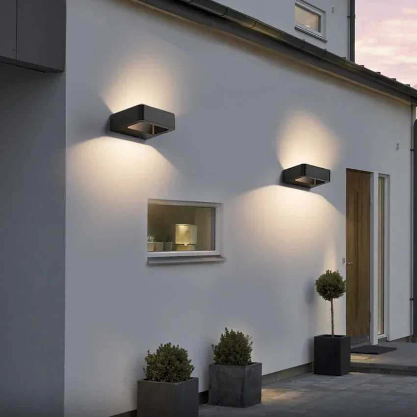 7W 12W Outdoor Waterproof Wall Lights Up and down Sconce For Porch Garden Indoor decor lighting AU66M251127