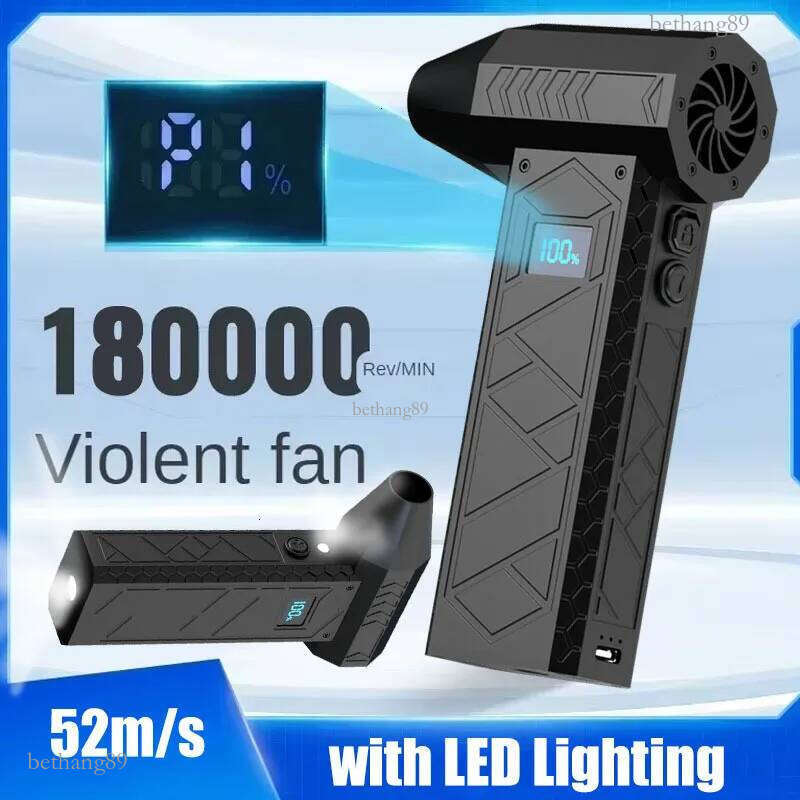 Violent 180000Rpm Turbofan Brushless Motor 52M/S High Speed Duct Mini Jet Turbo Fan Handheld Car Fan