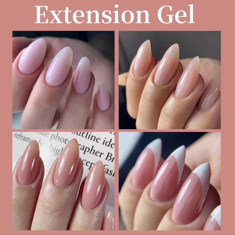 UR SUGAR 15ml Quick Extension Gel Nail Polish Nude Pink French Semi Permanent Soak Off UV Construction Gel Nail Art ManicureT251127