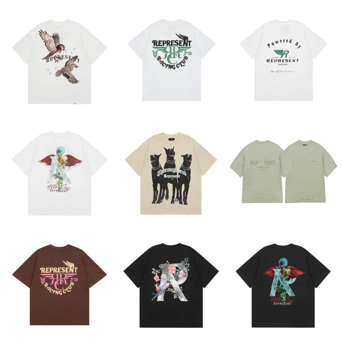 representor T Shirt Fashion Designer MensT shirts Printed man T-shirt Cotton Casual Tees Short Sleeve Hip Hop Streetwear TShirts SIZE S-3XL