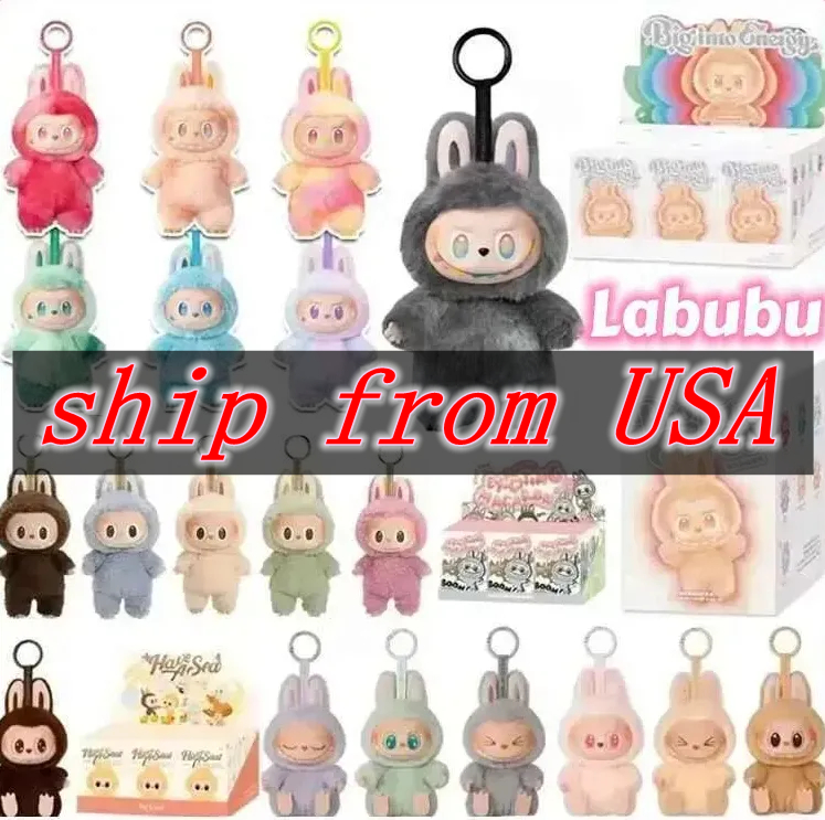 The Monsters Labubu plush toy Bd Cardiac Arone Mysterious Surprise Box Model Bag Keychain Gift Childrens Toys dh1293999