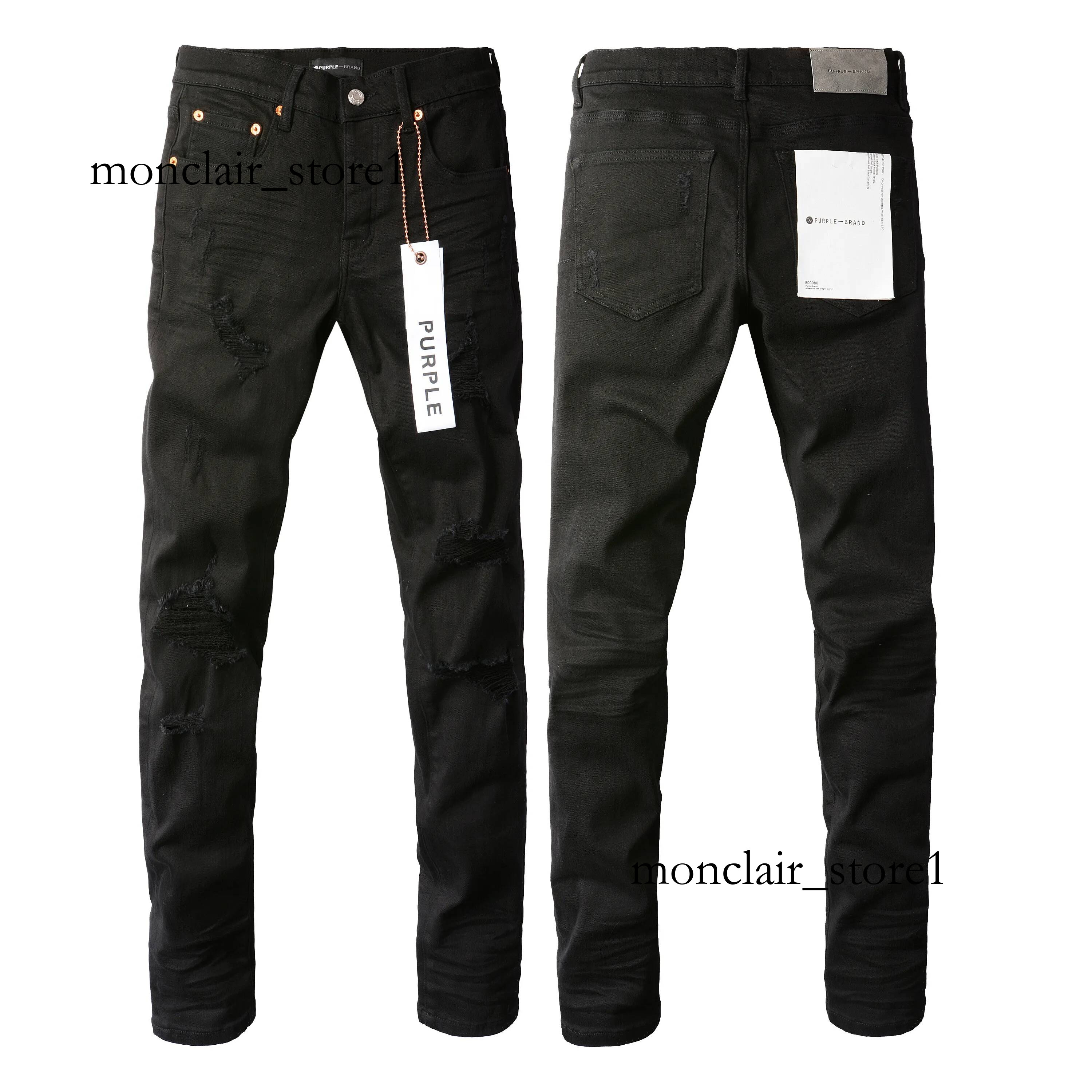 2025 10A Puples Hot Salse Mens Trousers Purples Denim Designer Jeans Men Black Pants Straight Retro Ripped Biker Jean Slim Fit Cloth 9B1