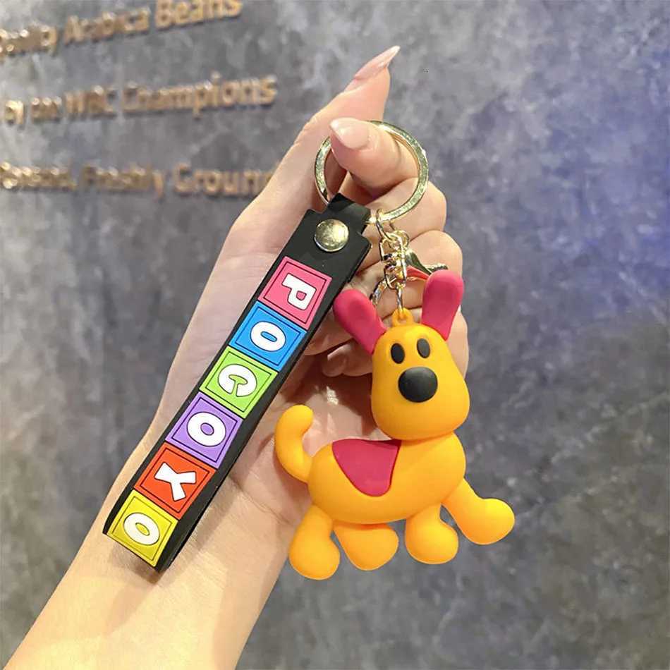 Set Wholesale POCOYO Keychain Pendant Figure Doll Toy Cute Cool Cartoon Doll Toy Model Figure Decoration Birthday GiftT251127