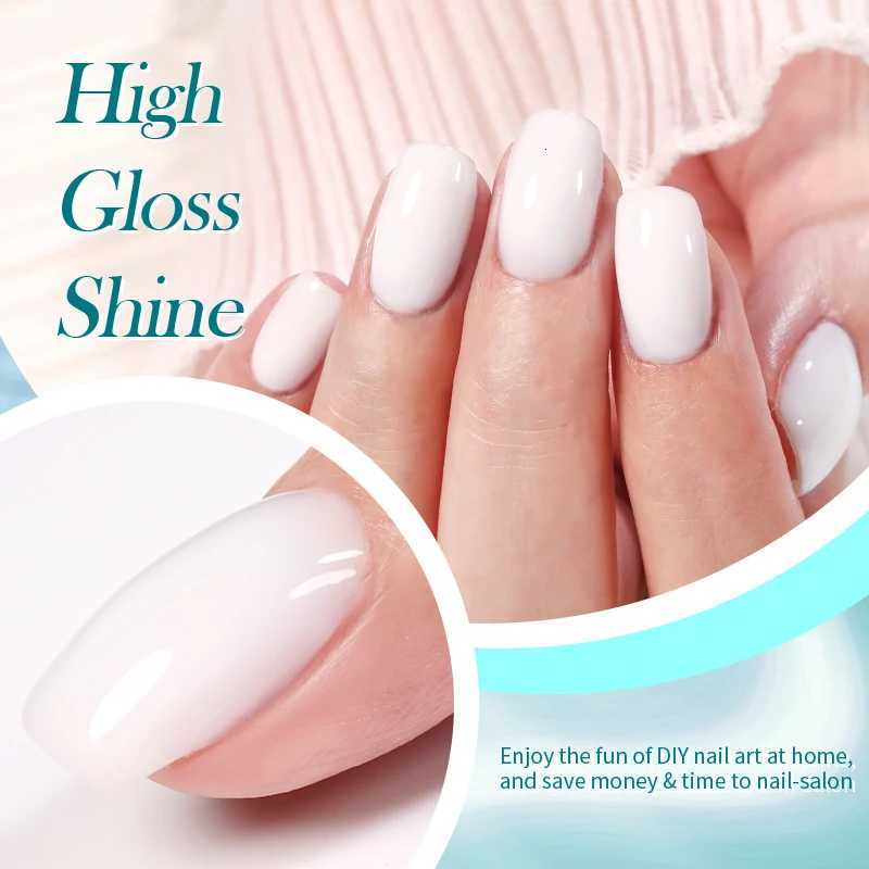 BORN PRETTY Milky Jelly Rubber Base Gel for Gel Nail Polish 15ml Russian Self-leveling Nude Color Soak Off Semi Permanent UV GelT251127