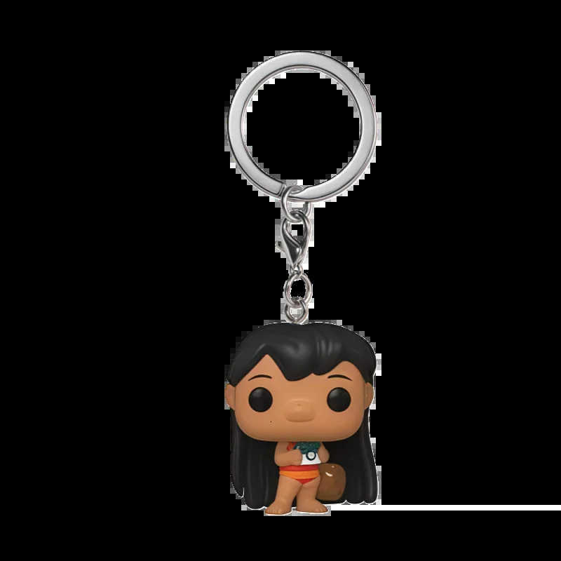 Disney Anime popular cartoon pocket key pendant small character model childrens cartoon gift keychain toy H2511271