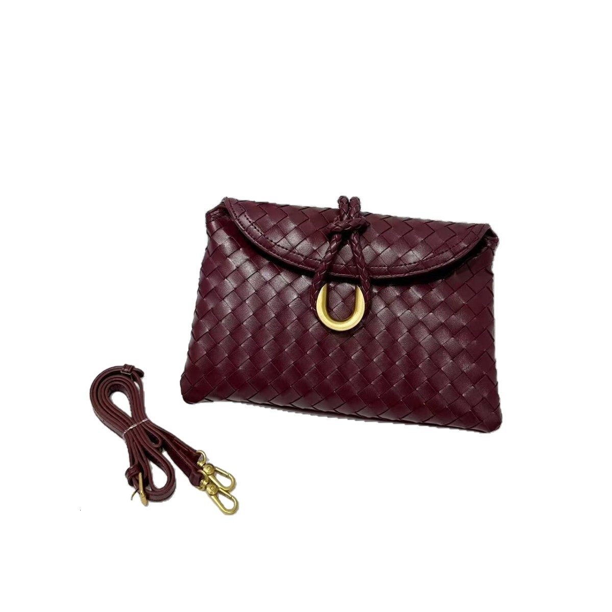 Designer Bag Luxury 2025 New Liberta Woven Bag Clutch Evening Bag Messenger Bag Shoulder Crossbody Envelope Bag