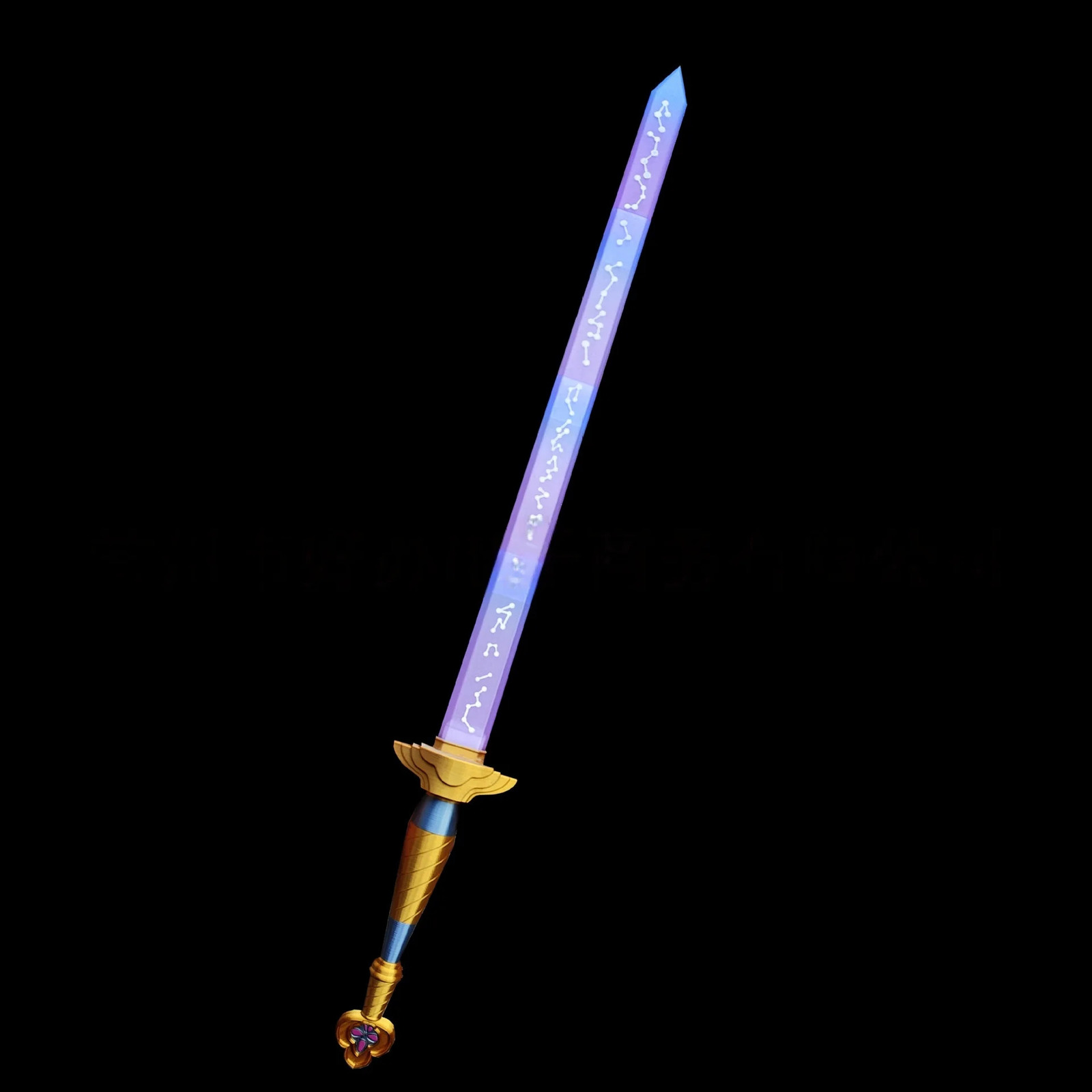 Kpop Rumi Telescopic Sword With Symbol Rune Hunters Sword Cosplay Prop Special Props Role-Playing In The Witch Hunting Groups251126