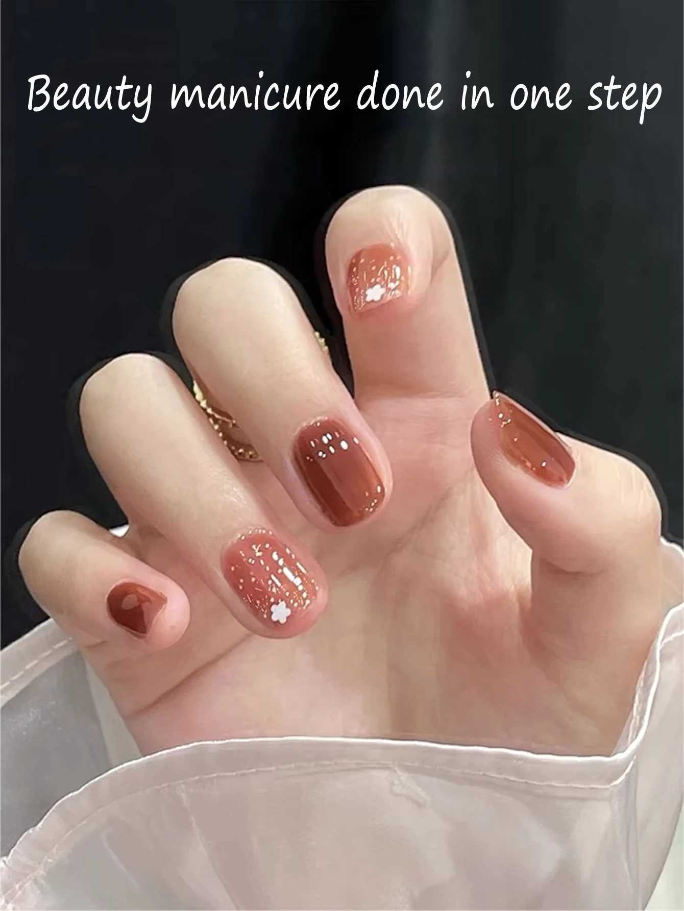 MIANEL One-step Nail Polish 3-in-1 Gel Nail Polish Top Selling White Black Blue pink Color Ice Clear Nude Gel Polish In summerT251127