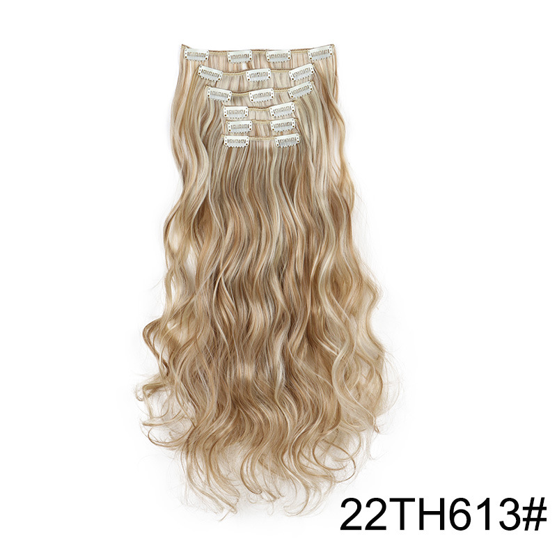 Clip In Hair Extensions 6Pcs Body Wavy Curly 16 Clips Magic Hair Extension Seamless Hair Weft Blond Black Brown 20 Colors Available
