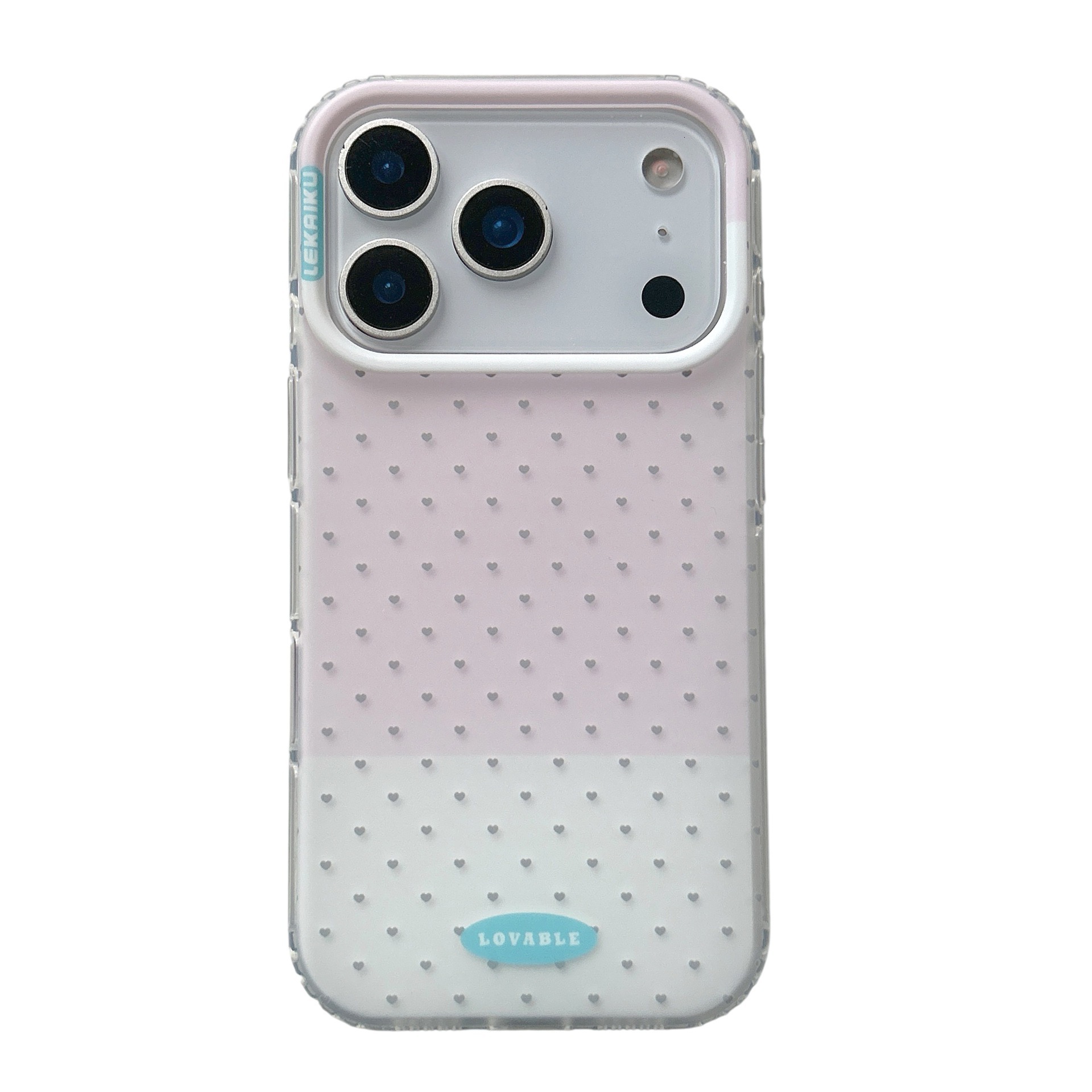 Dopamine Heart Polka Dot iPhone 17 Pro Max Phone Case Compatible Style with Simple Apple 16 Pro 15 Hard