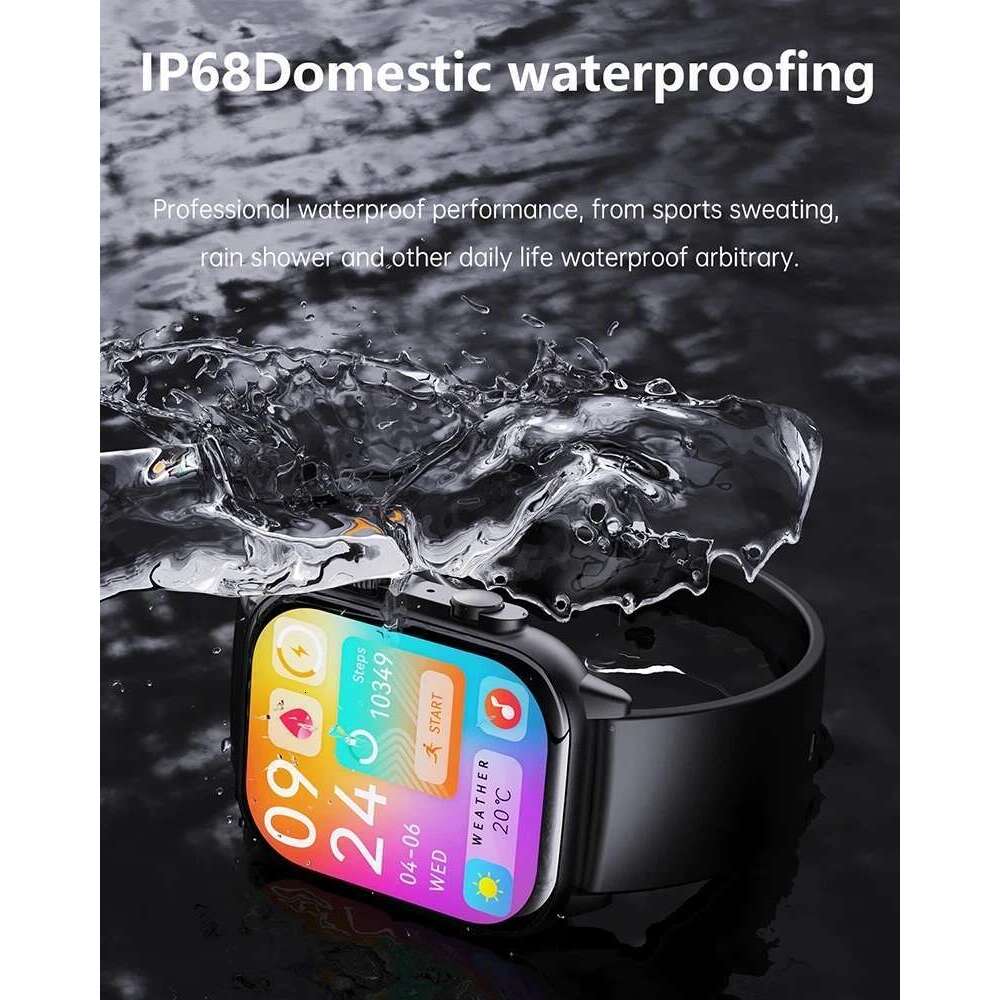 New 2 49mm Ultra 9 Series NFC Smart BT Call Waterproof Health Monitor Watches Men PK Hello Watch 3/HK8 por max/HK9