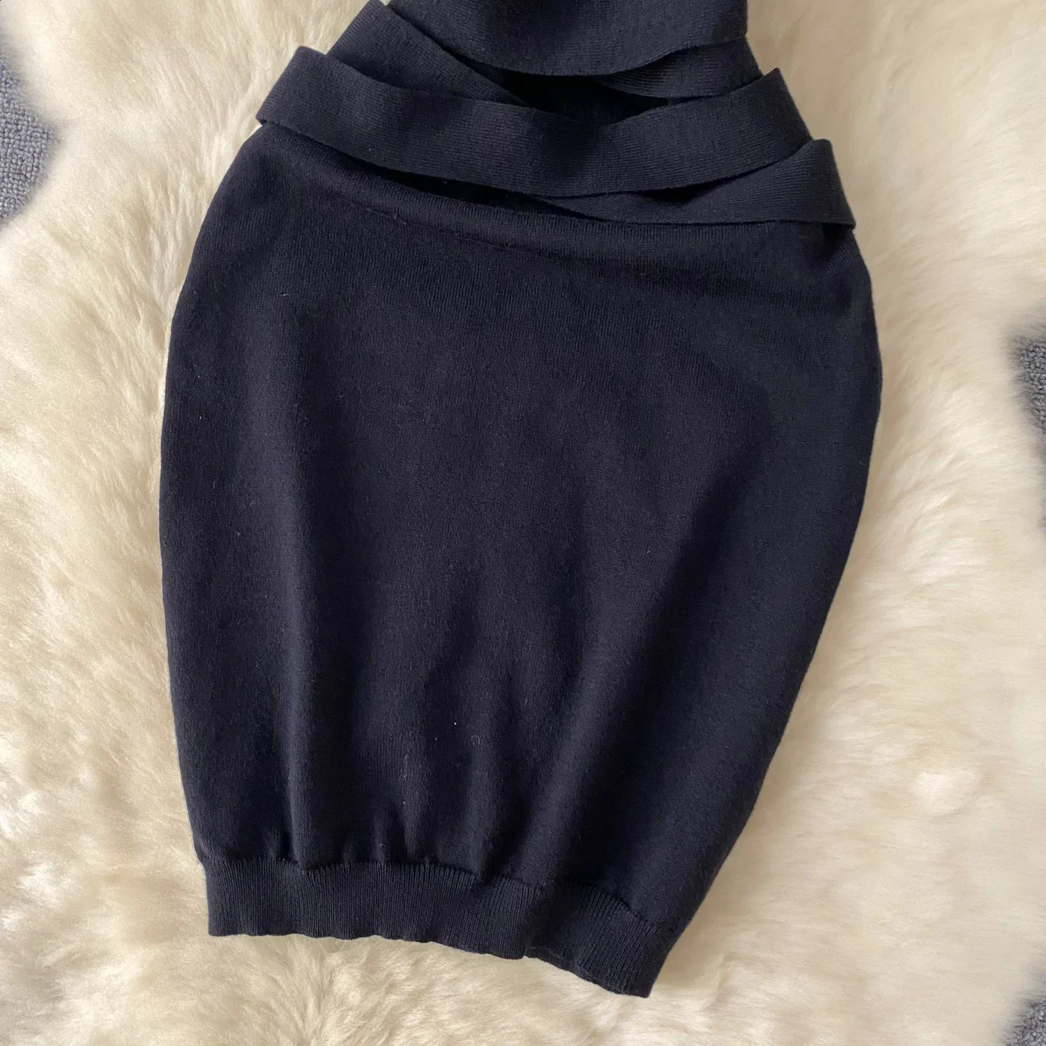 Button summer womens knitted jacket vest dress womens tight corset sleeveless mini dress 250427