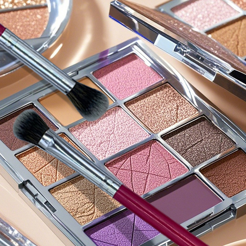 12-Piece Synthetic Fiber Makeup Brush Set Factory-Direct Eyeshadow & Foundation Brushes