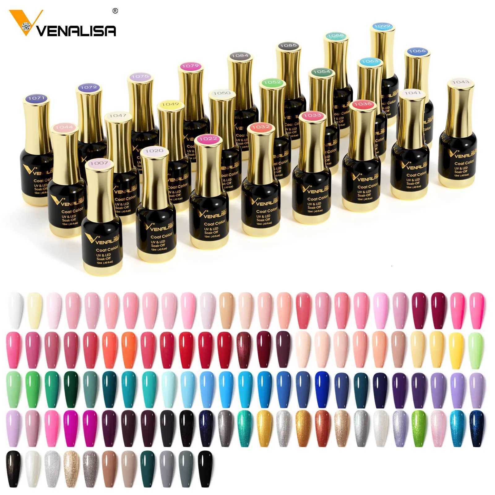 1004 VENALISA Nail Gel Polish Hema TPO Free Semi Permanent Jelly Nude Pink Color Soak Off UV LED Ultra Diamond Varnish 12mlT251127