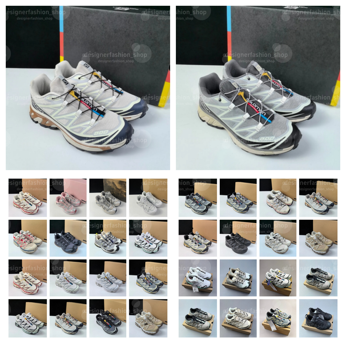 Salomom Xt6 XT-6 XT-Q Quest Designer Shoes Men Outdoor Hiking Sports White Black XA-PRO-3D Unisex Breathable Trail XT-4 Women Running Kangaroo Sneakers high quality