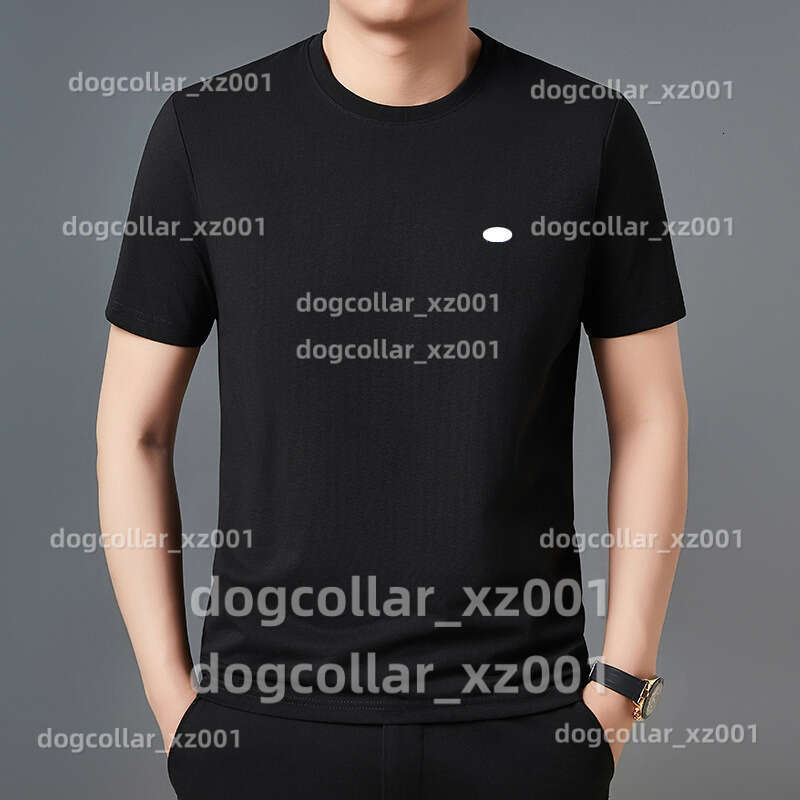 Tommmy Hilfigher Polo Designer T-shirt Men's Casual Top Thin Middle Aged Youth Round Neck High End Embroidered Short Sleeve Fashion Clothing Women Baggy Jeans