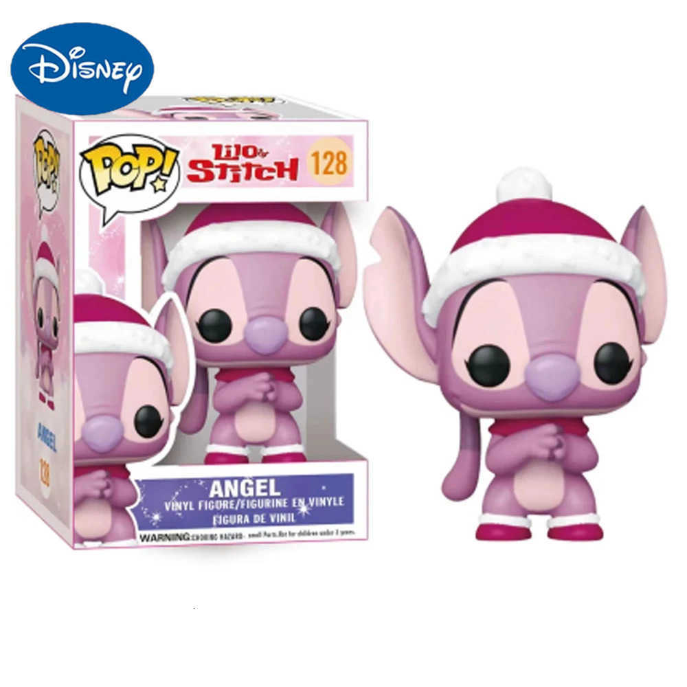 Disney Christmas gift Baby Stan with a Christmas hat A handmade vinyl PVC doll from Bandai A childrens gift H251127