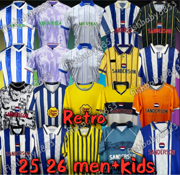 2025 Sheffield Wednesday soccer jerseys Retro 93 94 95 97 98 football shirts Will Vaulks Callum Paterson Michael Smith Tyreeq Bakinson Mallik Wilks 25 26 Men kids suit