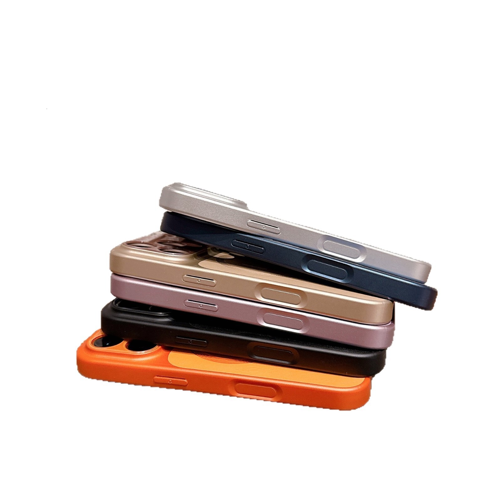 Electroplated Magnetic Phone Case iPhone 17 Pro Max Compatible with Apple 16/15 Pro Hard Protective Case