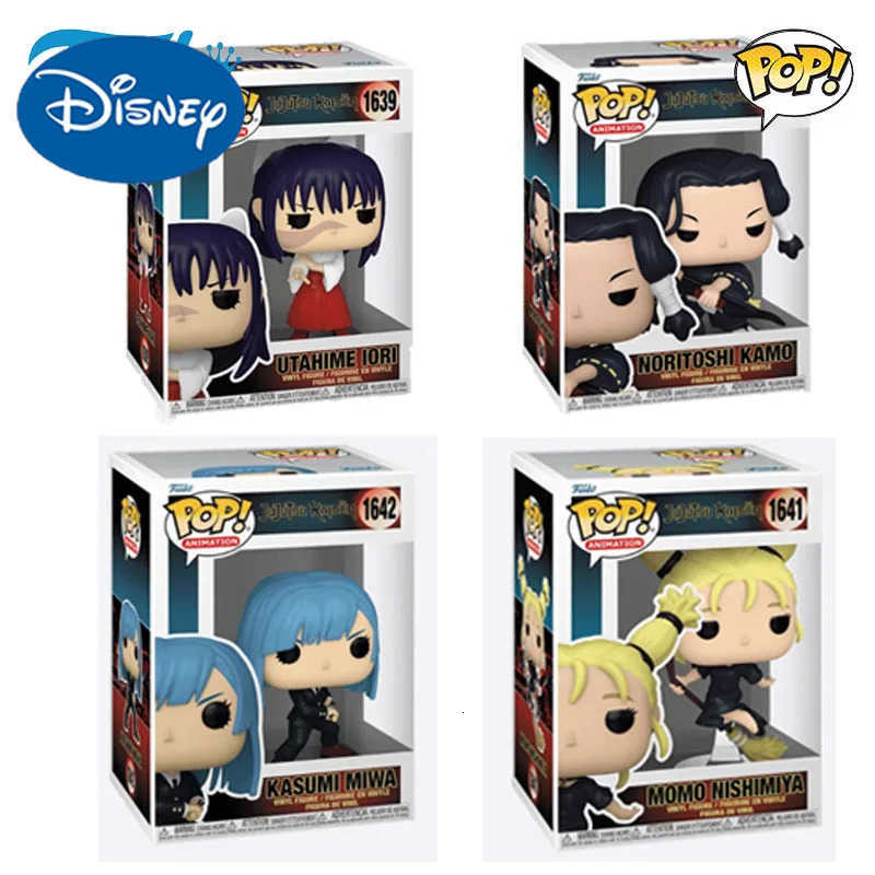 Disney Funko Pop Original Demon Slayer Anime Figure Miwa Kasumi Nishimiya Momo Action Figure Toys for Boys Girls Kids Gift Model H251127