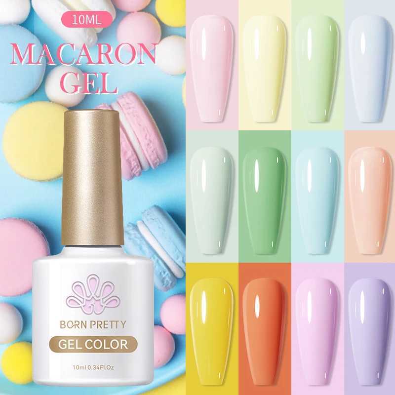 BORN PRETTY 10ML Macaron Gel Nail Polish All For Manicure Semi Permanent Varnishes Soak Off Gel UV LED Base Top Coat GelT251127
