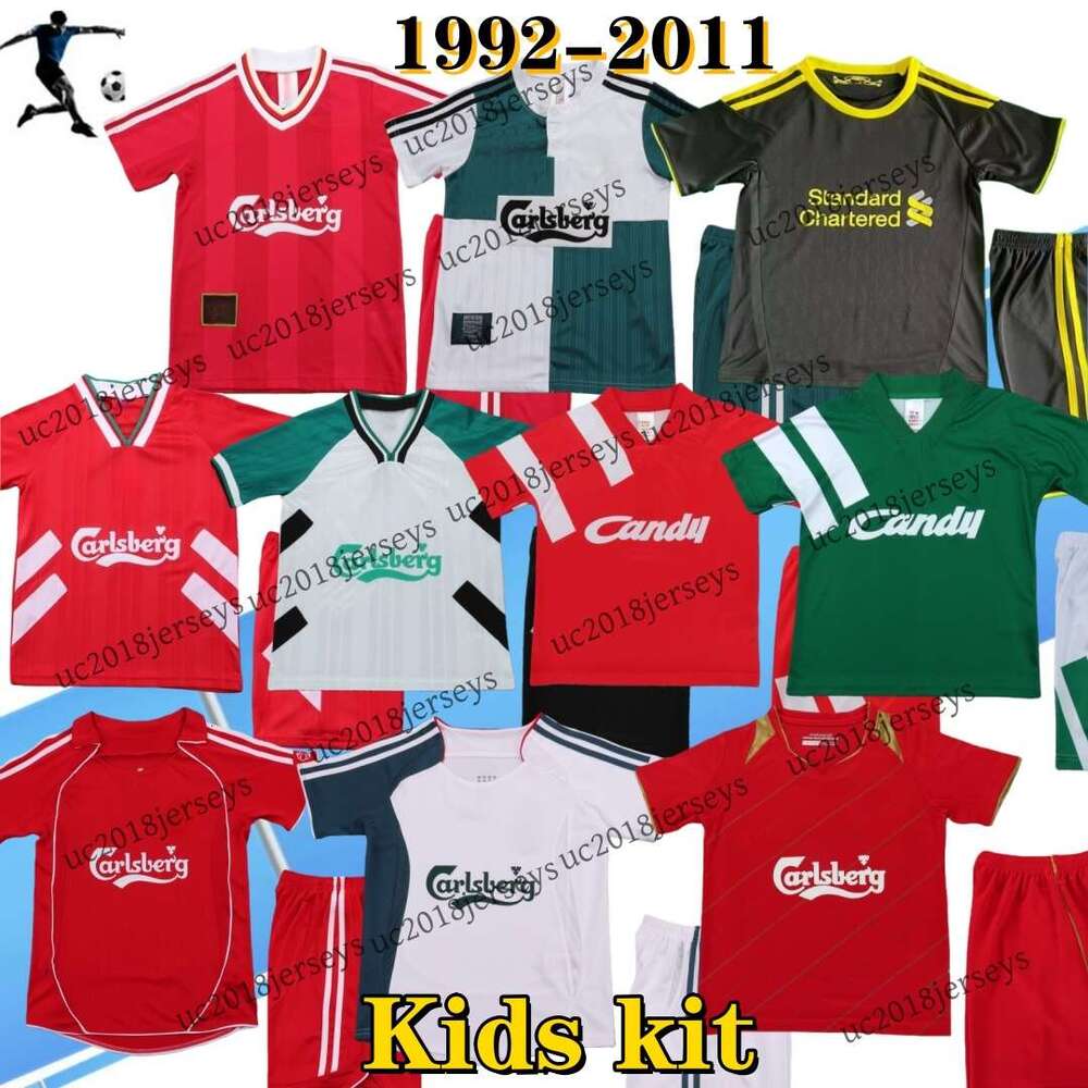 Kids kit 1992-2012 Retro soccer jerseys TORRES GERRARD SUAREZ OWEN BARNES KUYT Children 91 92 93 99 00 01 04 05 06 08 09 10 12 13 football shirts boy and girl kit