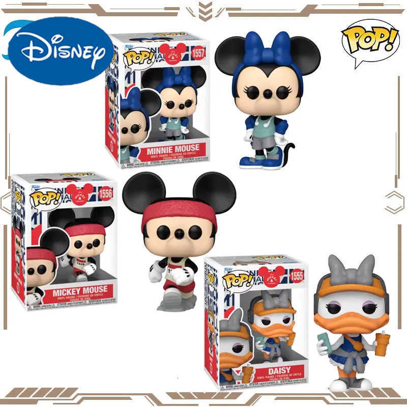 Disney Funko POP Original Mickey Mouse Minnie Mouse Daisy Action Figure Toys for Boys Girls Gift Collectible Model Ornaments H251127