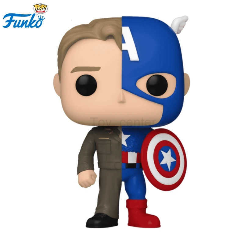 Disney Marvel Funko Pop ComicsSuperheroes Peter Parker/Spider-Man Steve Rogers/Captain Toys for Boys Gift Collectible Model Ornaments H251127