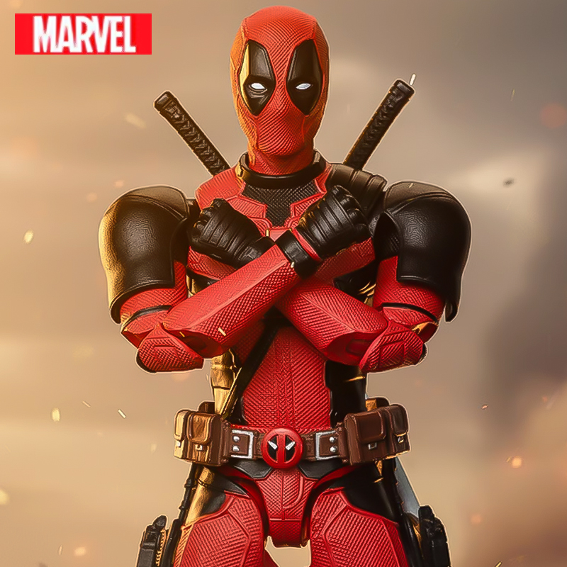 Authentic authorization Marvel ZD Toys Deadpool & Wolverine Action figures Deadpool Boxed Wolverine Collection Adult Action Figures Kids Toy