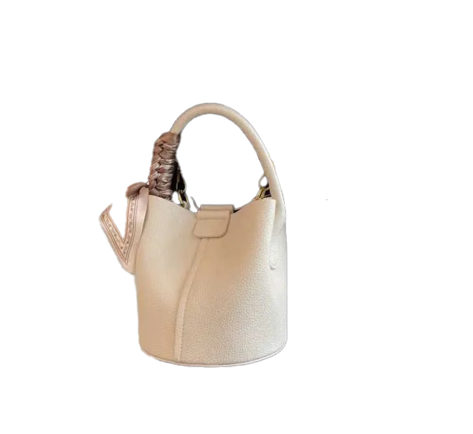 2025S Designer High-Grade Textured Mini Bucket Bags 2024 Fashion Soft Leather Hasp Crossbody Bag Lady Daily Commuter HandbagsC250222 Shoulder crossbod