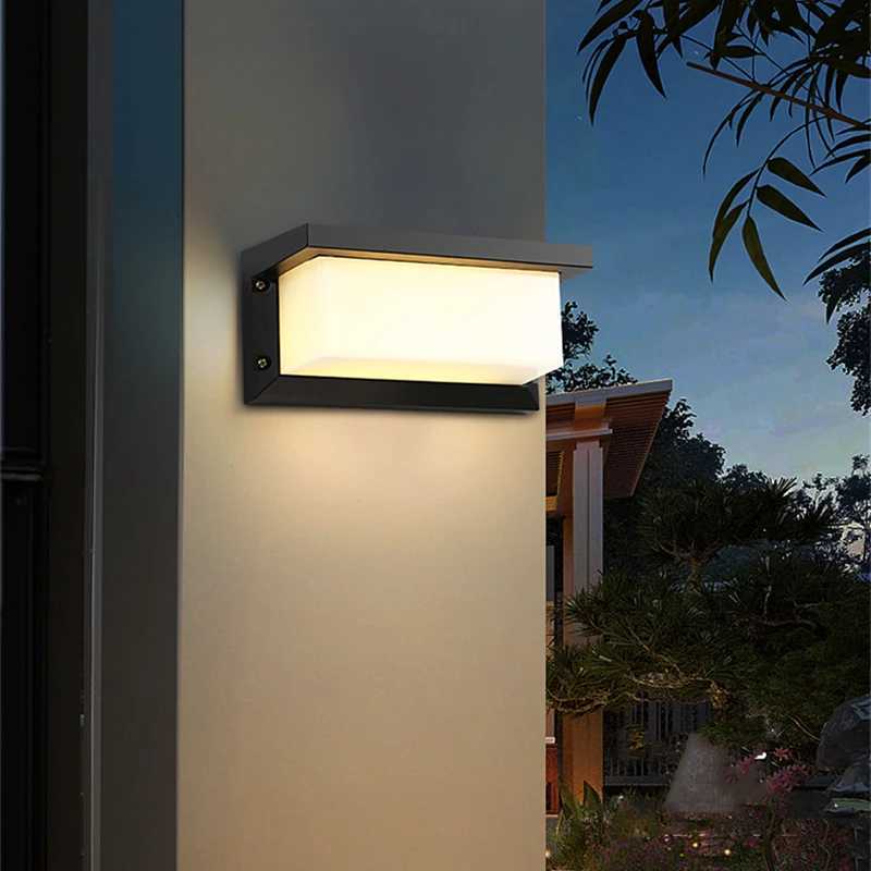 E27 Outdoor LED Wall Lamp 15W/25W Waterproof IP65 Aluminum Sconce Garden Courtyard Home Decor Wall Mount Street Lighting FixtureM251127