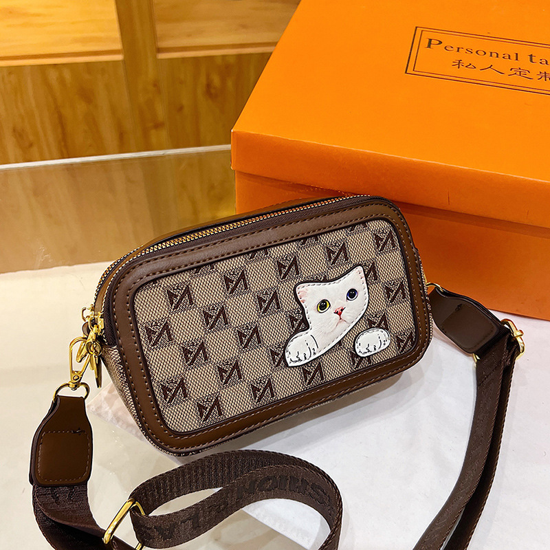 Designer Bag Luxury Bag Hot Free Shipping Designer Shoulder Bags Shoulder Bag Fashionable Versatile Crossbody For Woman Brown Vintage Flap Packet