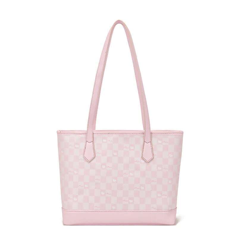 Designer Bag Cartoon Printed Handbag Fashion Casual Shoulder Women's Large Capacity Tote Pink Bag