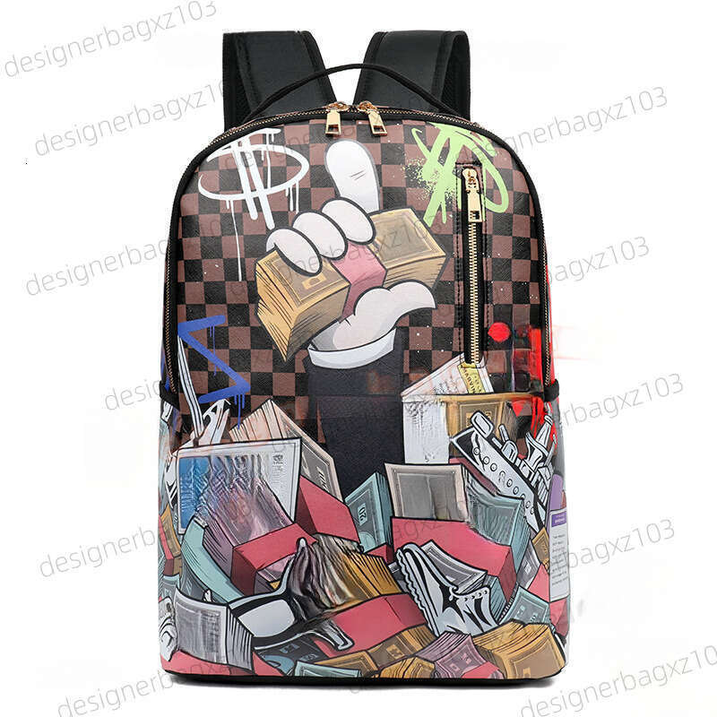 Spraygroundbackpack Designer Bag Spraygroud Luxury Bag Spray Grounds Backpack Luxury Tote Purse Wallet Beach Cartoon Shoulder Card Holder Handbag Crossbody