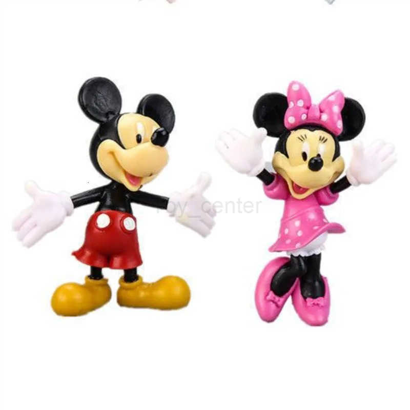Disney Goofy Pluto Mickey Minnie Donald duck Daisy cute cartoon doll model decorative ornaments anime figures childrens plastic toys H251127
