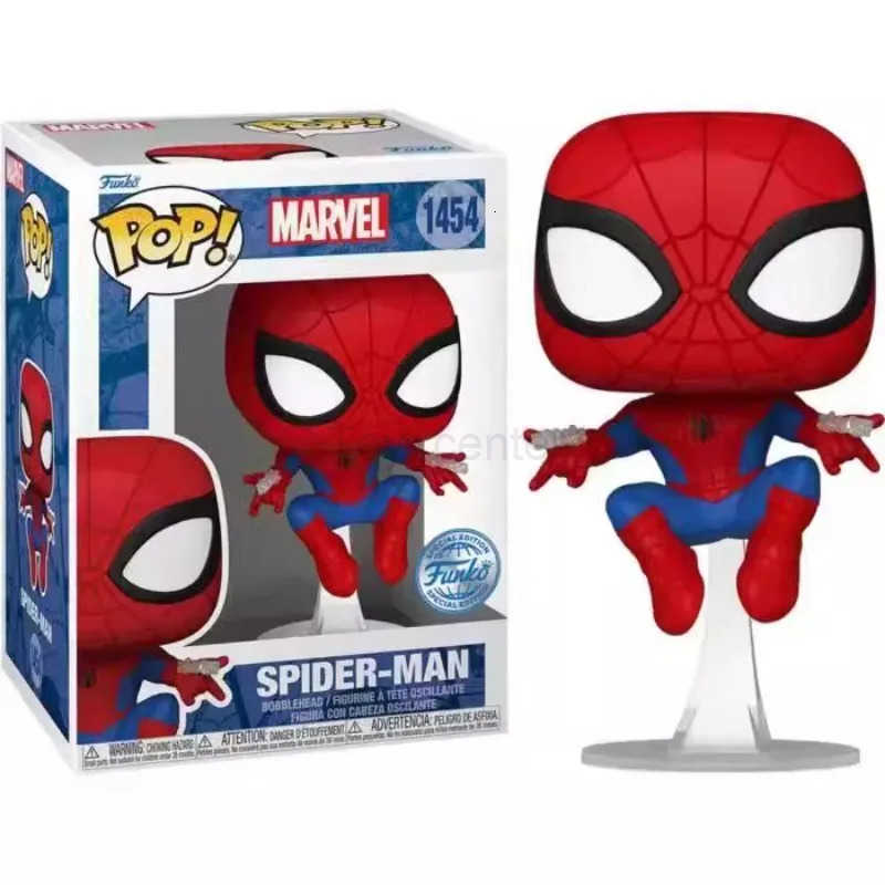 Disney Funko POP Marvel Spider-Man Loki Iron Man Miles Batman Captain America Thor Action Figure Toys for Boys Girls Gift Collectible H251127