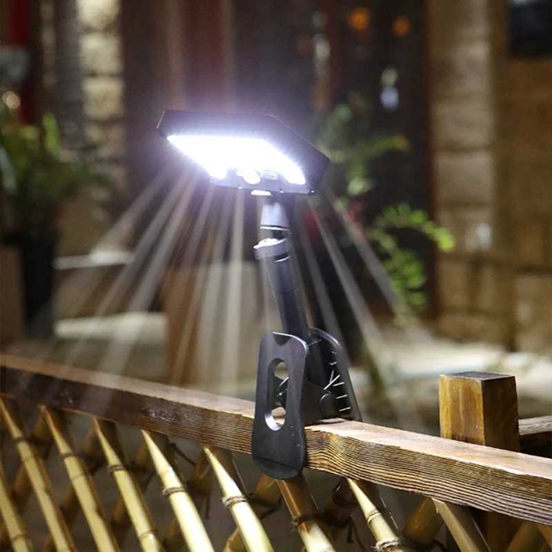 92 LED Solar Clip-on Motion Sensor Lights LED Street Light IP65 Waterproof Wall Lamp for Camping Garden Yard Tent Patio OutdoM251127