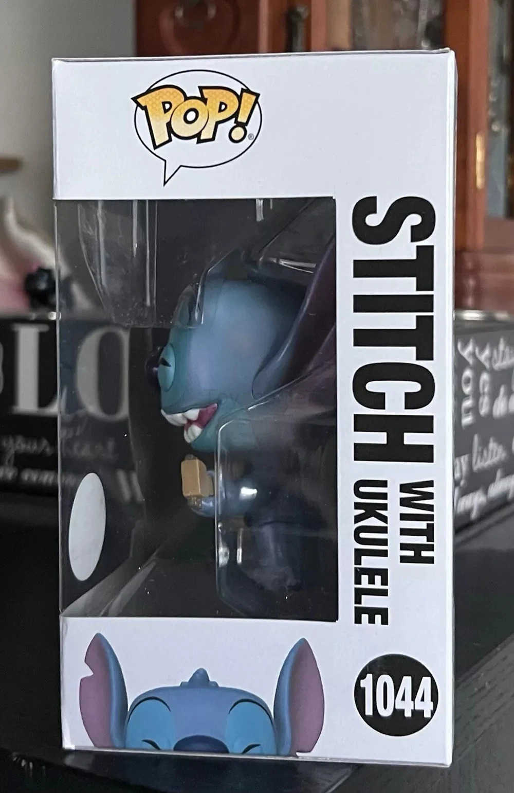 Disney Anime Stitch with Ukulele Model Toys FUNKO POP 1044 Action Figures Collectible Limited Edition Figureine Toys Souvenir Gifts H251127