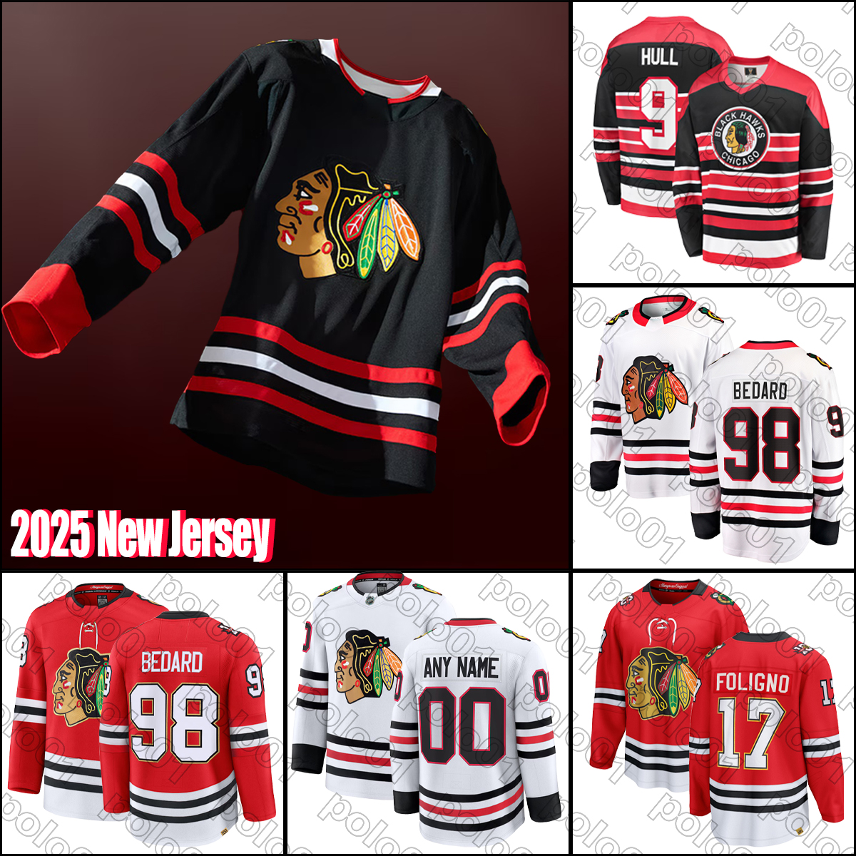 BlackhawksS hockey Jersey Chicago 98 Bedard 86 Teravainen 90 Ludwinski 15 Smith 17 Foligno 59 Bertuzzi 71 Hall 67 Savoie 36 Rolston 22 Anderson 78 Brodie Jerseys