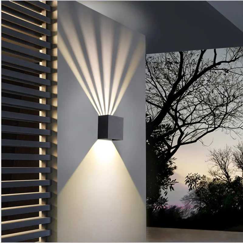 Modern Cube LED Wall Lamp IP65 Waterproof Indoor Outdoor Lighting Aluminum Wall Light Adjustable Beam For Garden Porch BedroomM251127